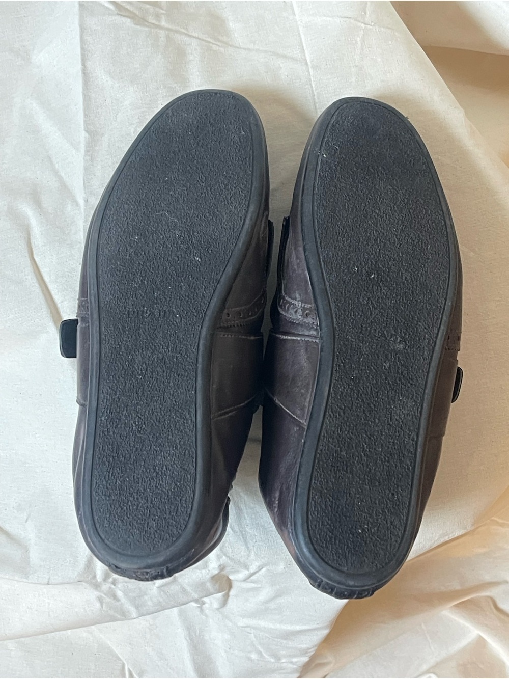 Prada Brown Leather Kiltie Fringe Buckle Loafers Prada size 8.5 - Picture 4 of 4
